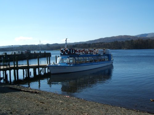 Silverholme, at Waterhead pier, Ambleside, The Lake District, Cumbria.