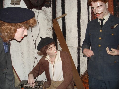 The French Resistance Display, Eden Camp, Malton, North Yorkshire.