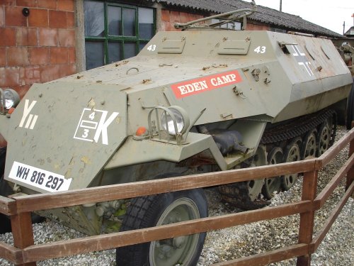 A German HalfTrack, Eden Camp, Malton, North Yorkshire.