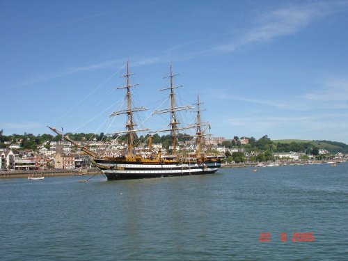 Dartmouth, Devon. Italian training ship