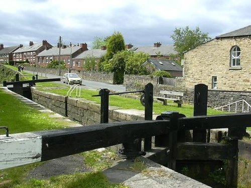 Lock gate, Marple canal