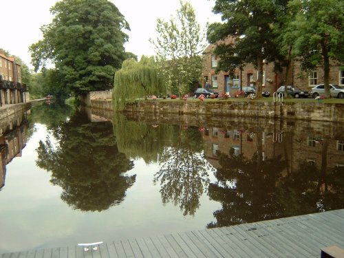 Ripon canal basin. Ripon, North Yorkshire