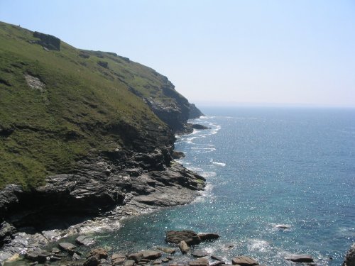 Coastline at Tintagel, Cornwall - June, 2003