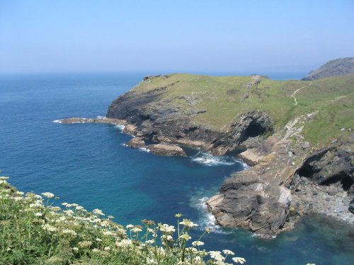 Merlin's Cave at Tintagel, Cornwall - June, 2003