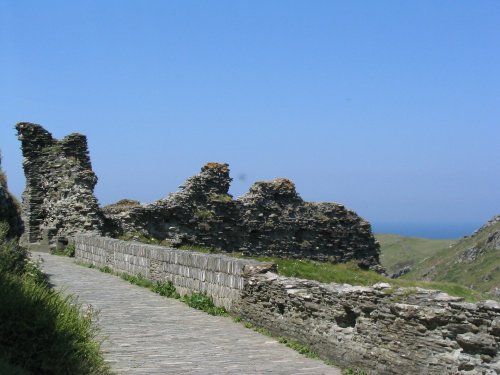 Ruins at Tintagel, Cornwall - June, 2003