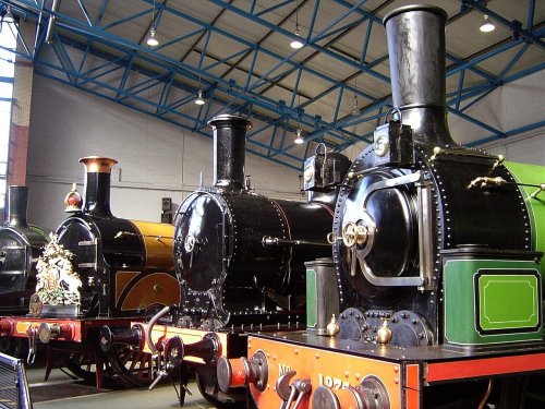 On the turntable at the National Railway Museum, York