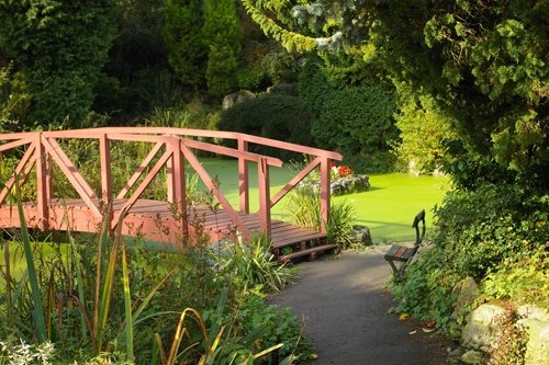 Garden in Avenham Park: Preston, Lancashire