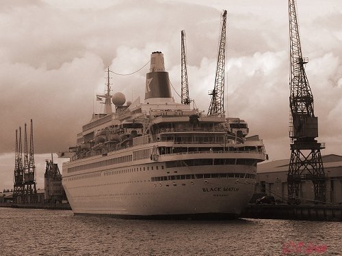 A Ship calls in at Southampton