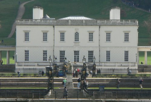 The Queen's House, Greenwich, from The Isle of Dogs