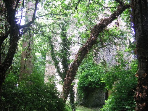 Abbot's porch. Cerne Abbas. Dorset.