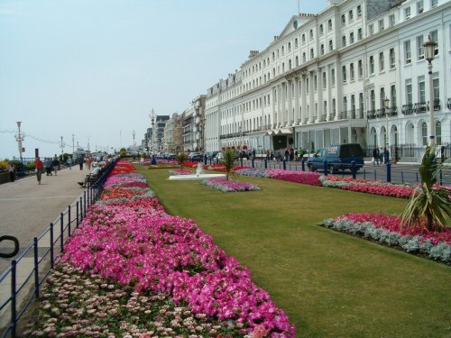 Flowers on the Eastbourne parade