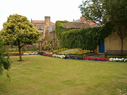 Saturday in the park in Bakewell, Derbyshire