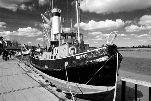 Preserved 1945 tug boat at Maldon.