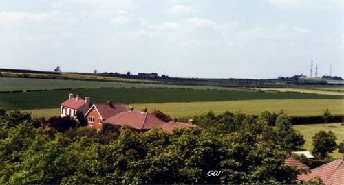 Braithwell Village taken from St James Church Tower Open Day June 11th 1994.