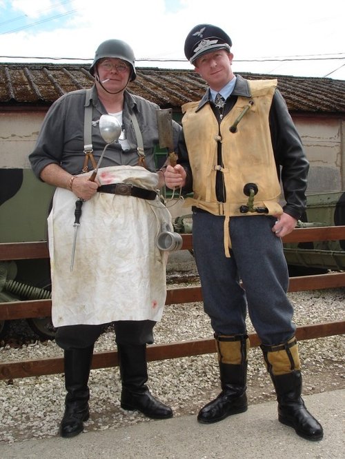 A change of Uniform at Eden Camp, Malton, North Yorkshire.