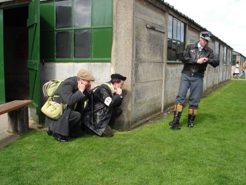 The French Resistance Re-enactment at Eden Camp, Malton, North Yorkshire.