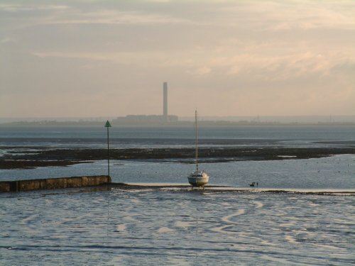 The Thames Estuary overlooking Kent at Southend. Boxing Day '05