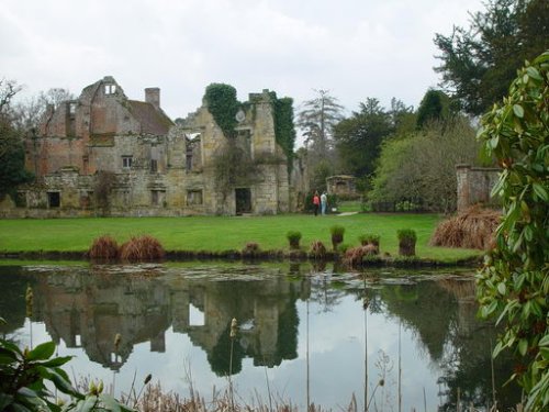 Scotney Castle in Kent. Back of castle