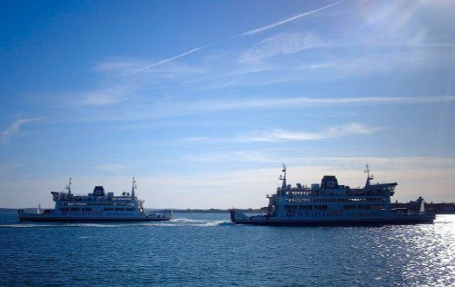 Isle Of Wight ferries passing on the seafront.

Taken:  5th May 2006