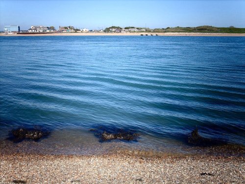 The small strip of sea separating Portsmouth from Hayling Island.

Taken:  5th May 2006