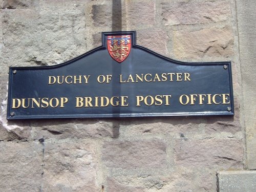 Dunsop Bridge post office.