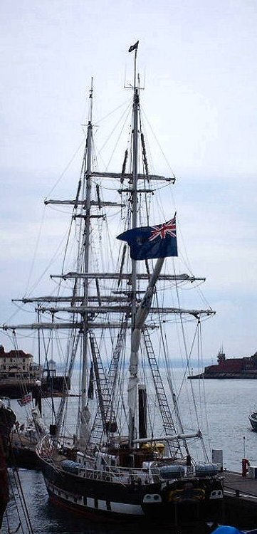 Tall ship moored at Gunwharf Quays.

Taken:  12th May 2006