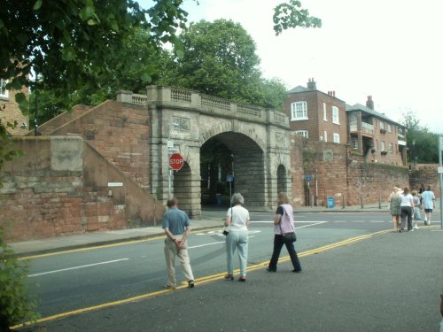 Chester city walls, Cheshire