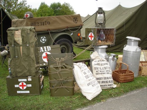 A display at
Yorkshire Air Museum, Elvington, North Yorkshire.