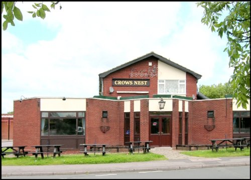 The Crow's Nest, a modern 'estate' pub, Brant Road Shopping Centre, Lincoln, Lincolnshire