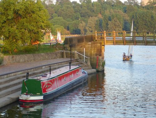 At Trent Lock, Long Eaton, Derbyshire