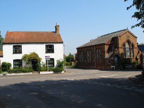 Normanby-by-Spital. Lincolnshire. Front Street.