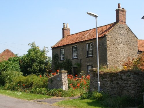 Normanby-by-Spital, Lincolnshire.
An Old Stone Cottage.