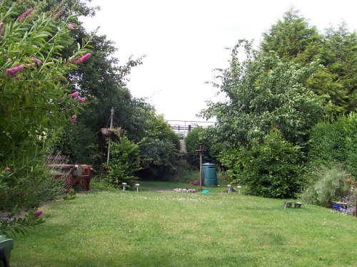 Back garden towards LT railway track