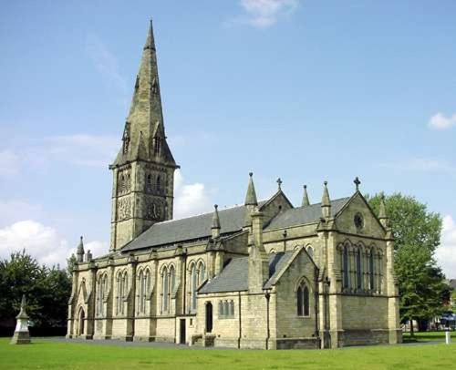 This is St Stephens Church, which is in Audenshaw.