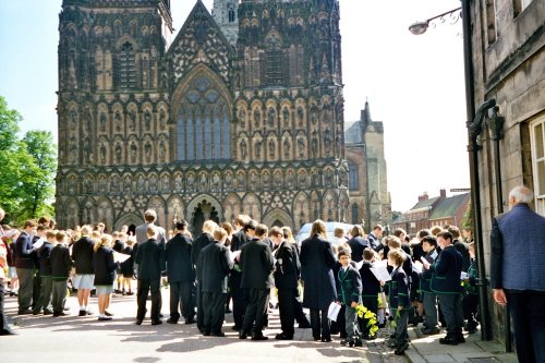 By Lichfield Cathedral - Ascension Day