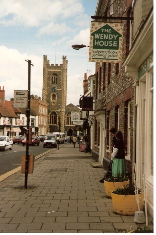 Henley on Thames. Down the street of Henley