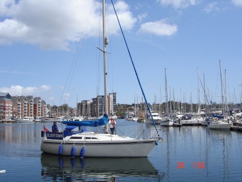 A Private Boat at the Docks