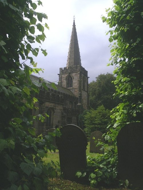 Hathersage Church. Derbyshire.