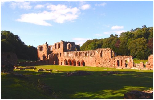 The ruins of Furness Abbey, Cumbria