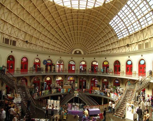 Corn exchange in Leeds, West Yorkshire