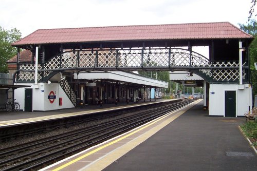 Ruislip Station, West Bound Platform looking over to Eastbound Platform