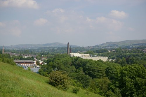 Overlooking Paper Mill in Ramsbottom from St.Catherines Way.