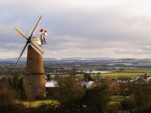 Quainton windmill, Buckinghamshire. New Year 2006.