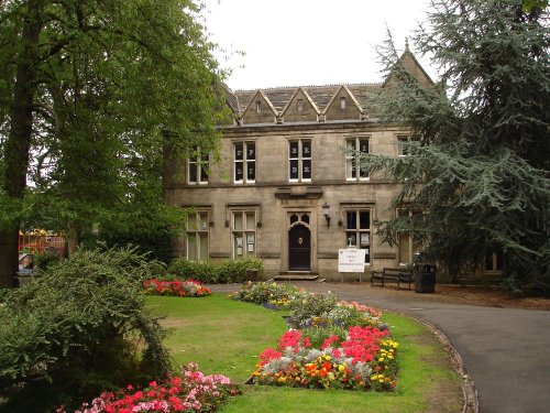 The Village Library and Information Centre. Uppermill Village, Greater Manchester.