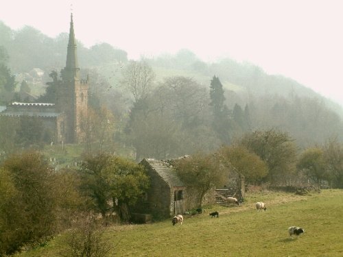 The village of Bonsall in Derbyshire