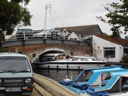 Wroxham bridge, Norfolk. July 2006