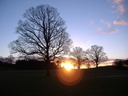 Sunset at Capernwray Farm, Lancashire