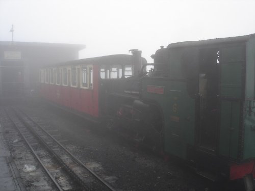 The Summit of Mount Snowdon, Llanberis, North Wales.