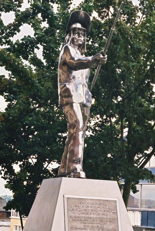 Statue of Steele Worker, Stoke-on-Trent, Staffordshire