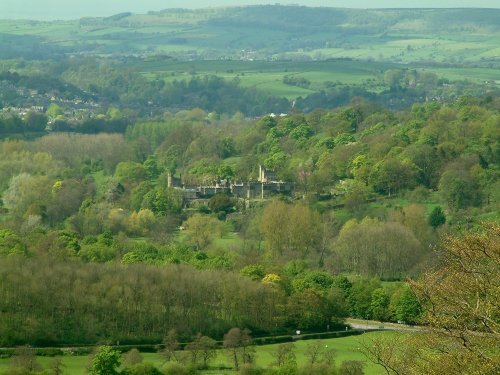 Haddon Hall from Stanton in Peak, Derbyshire